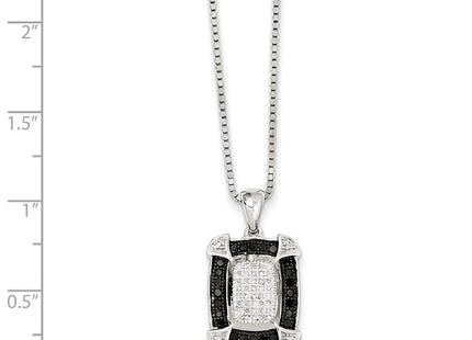 Sterling silver diamond necklace, further view