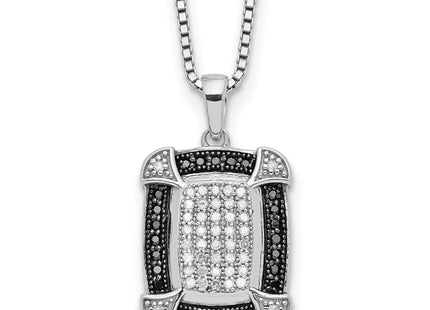 Sterling silver diamond necklace