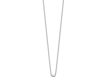 Sterling silver diamond necklace, alternate view