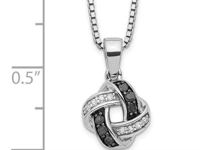 Sterling silver diamond necklace, another view
