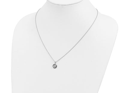 Sterling silver diamond necklace, further view