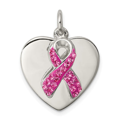 Sterling silver heart pendant