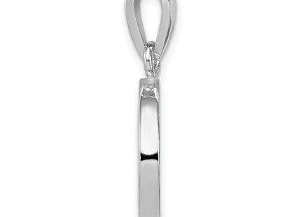 Sterling silver opal pendant, alternate view