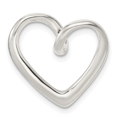 Sterling Silver Heart Pendant, 19 x 19mm
