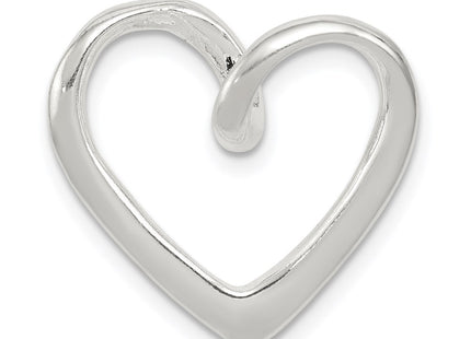 Sterling silver heart pendant