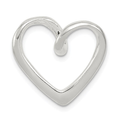 Sterling silver heart pendant