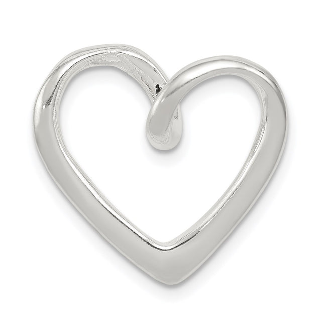 Sterling silver heart pendant