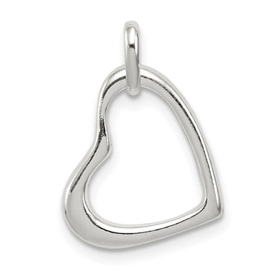 Sterling silver heart pendant