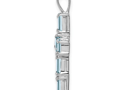 Sterling Silver Pendants Style QP2953AQ - Classique Jewelry Inc.
