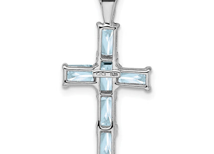 Sterling Silver Pendants Style QP2953AQ - Classique Jewelry Inc.