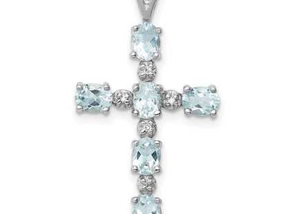 Sterling Silver Pendants Style QP2955AQ - Classique Jewelry Inc.