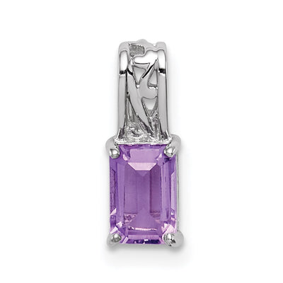 Sterling silver amethyst pendant