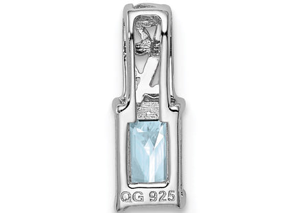 Sterling Silver Pendants Style QP2981AQ - Classique Jewelry Inc.