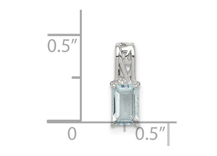 Sterling Silver Pendants Style QP2981AQ - Classique Jewelry Inc.