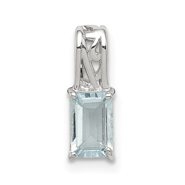 Sterling Silver Pendants Style QP2981AQ - Classique Jewelry Inc.
