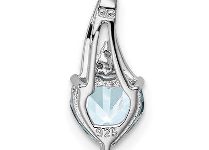 Sterling Silver Pendants Style QP2987AQ - Classique Jewelry Inc.