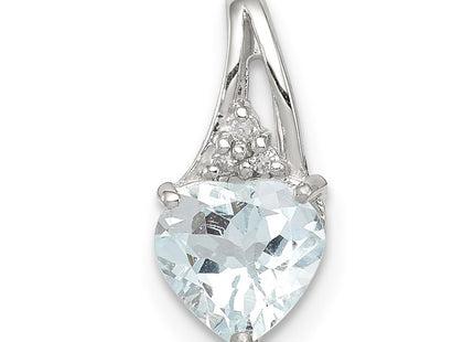 Sterling Silver Pendants Style QP2987AQ - Classique Jewelry Inc.
