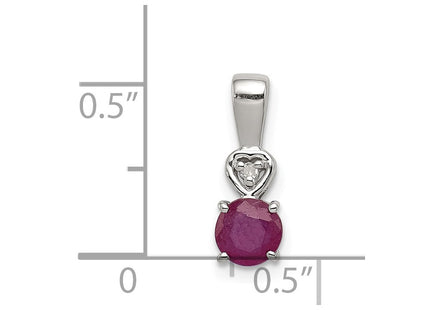 Sterling Silver Pendants Style QP2991R - Classique Jewelry Inc.