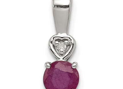 Sterling Silver Pendants Style QP2991R - Classique Jewelry Inc.
