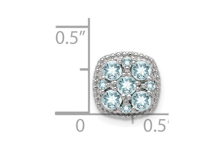 Sterling Silver Pendants Style QP2998AQ - Classique Jewelry Inc.