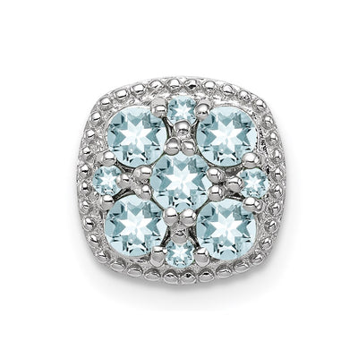 Sterling silver aquamarine pendant