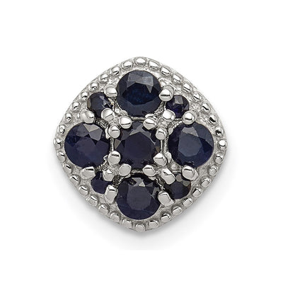 Sterling silver sapphire pendant