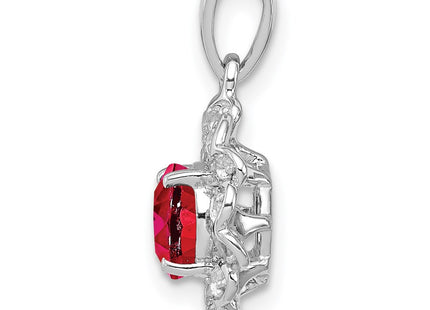 Sterling Silver Pendants Style QP3003R - Classique Jewelry Inc.