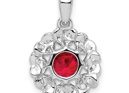 Sterling Silver Pendants Style QP3003R - Classique Jewelry Inc.