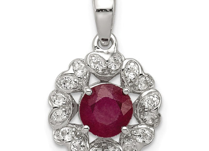 Sterling Silver Pendants Style QP3003R - Classique Jewelry Inc.