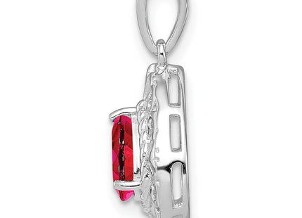 Sterling Silver Pendants Style QP3005R - Classique Jewelry Inc.
