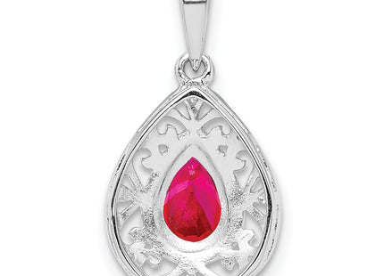 Sterling Silver Pendants Style QP3005R - Classique Jewelry Inc.