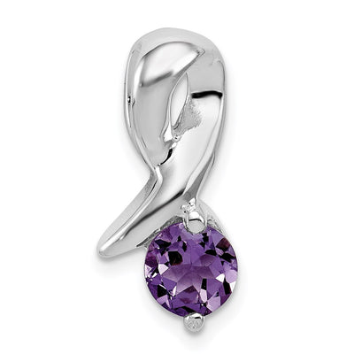 Sterling silver amethyst pendant
