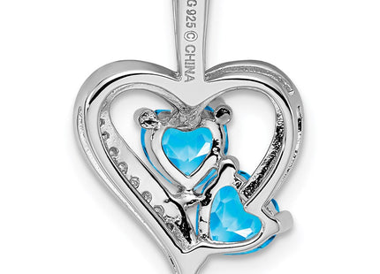 Sterling Silver Pendants Style QP3138BT - Classique Jewelry Inc.