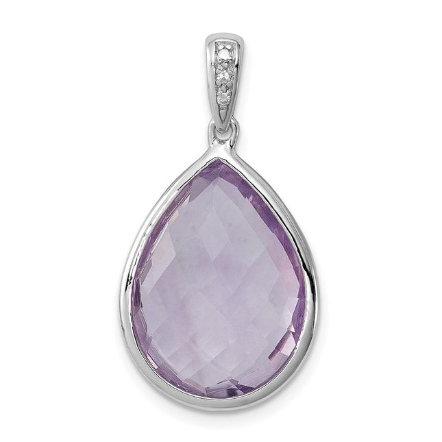 Sterling Silver Pendants Style QP3168PQ - Classique Jewelry Inc.