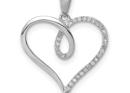 Sterling silver heart pendant