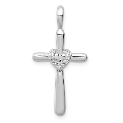 Sterling silver cross pendant