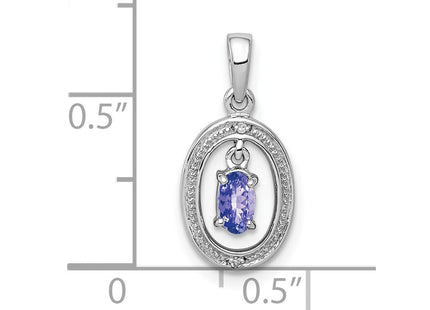 Sterling Silver Pendants Style QP3875TZ - Classique Jewelry Inc.