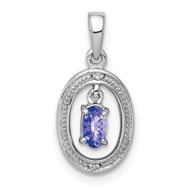 Sterling Silver Pendants Style QP3875TZ - Classique Jewelry Inc.