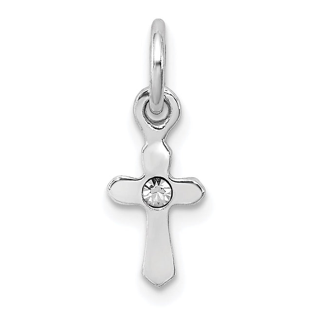 Sterling Silver Pendants Style QP4033APR - Classique Jewelry Inc.