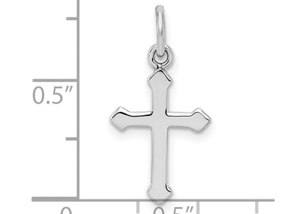 Sterling silver cross pendant, another view