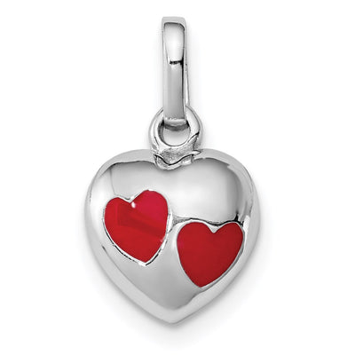 Sterling silver heart pendant