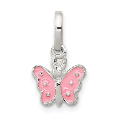 Sterling silver butterfly pendant