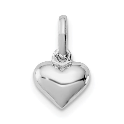 Sterling silver heart pendant