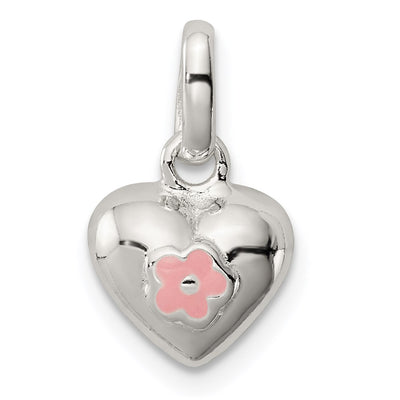 Sterling silver heart pendant