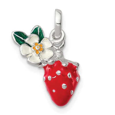 Sterling silver flower pendant