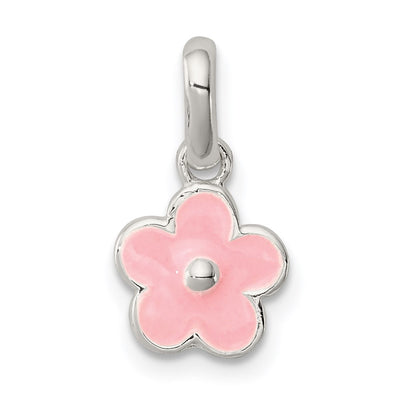 Sterling silver flower pendant