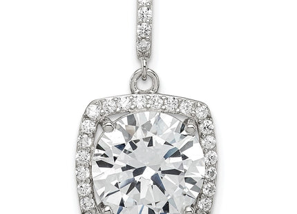 Sterling silver cubic zirconia pendant
