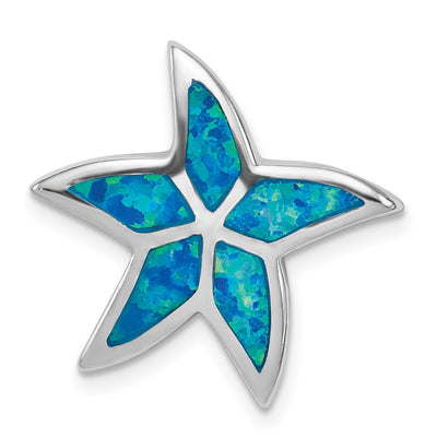 Sterling silver opal starfish pendants & charm