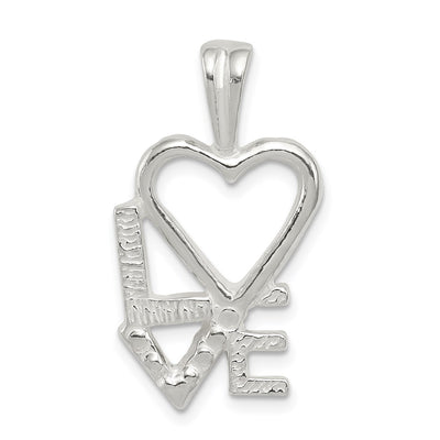 Sterling silver heart chain