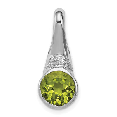 Sterling silver cubic zirconia pendant
